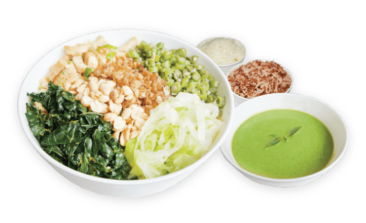 A fresh bowl of Lin Da Ma Lei Cha
